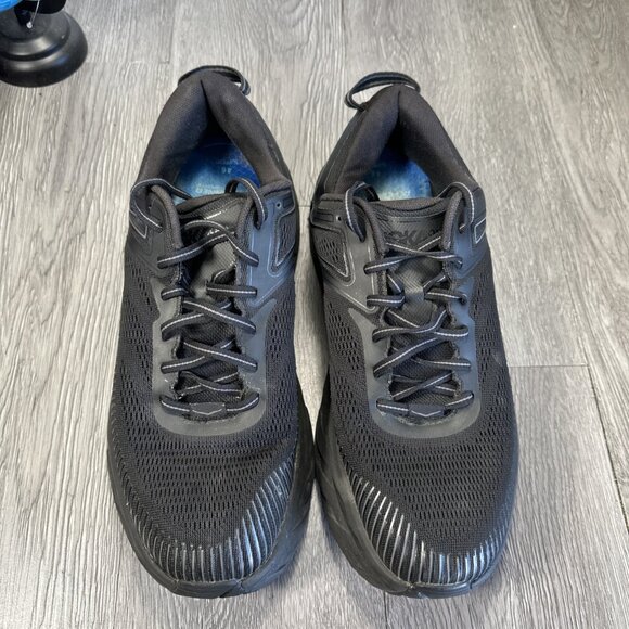 Hoka One One Mens Bondi 7 1110518 BBLC Black Running Shoes Sneakers Size 11 main image 9
